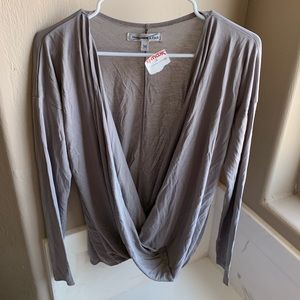 Cute cross front shirt